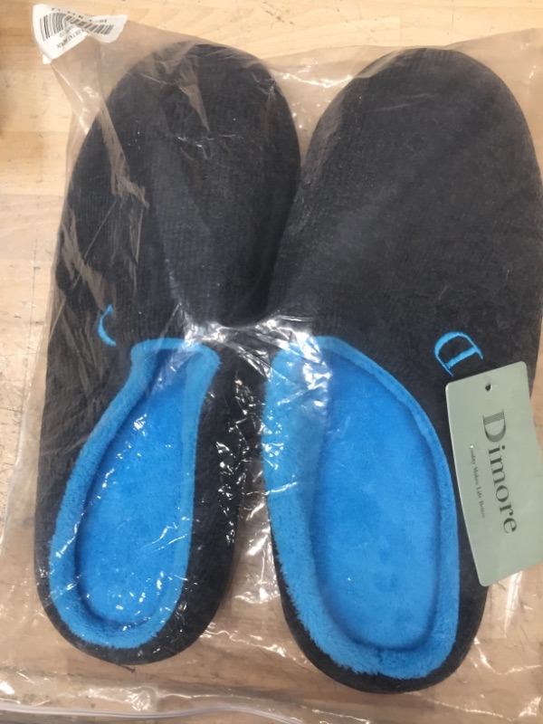 Photo 2 of Dimore Mens Slippers Large Blue/Grey