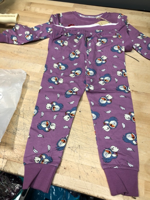 Photo 2 of Cartoon Saloon Puffin Rock Oona & Baba Pink 2 Piece Set Of Pajamas for Kids 3-4Y