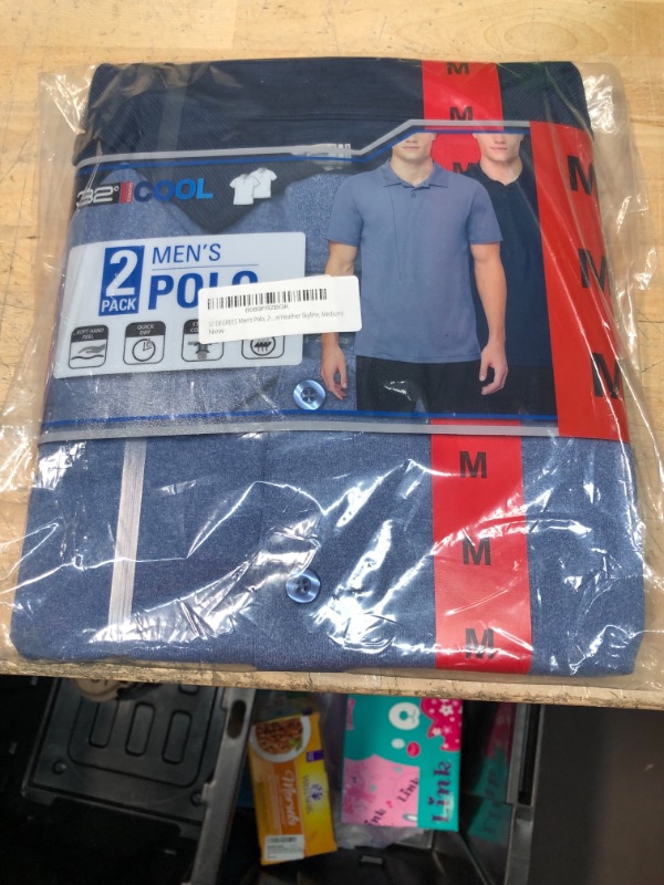 Photo 2 of 32 DEGREES Men’s Polo, 2-Pack Size M