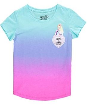 Photo 1 of Jojo Siwa Girls' Tie Dye Short Sleeve T-Shirt and Leggings Set Size 6 Tie Dye
