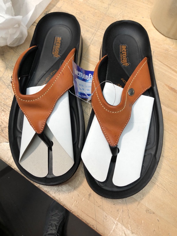 Photo 2 of AEROSOFT - Zeus - Trendy Boat Sandals - Outdoor Thong Arch Support Summer Sandals for Women
SIZE 10