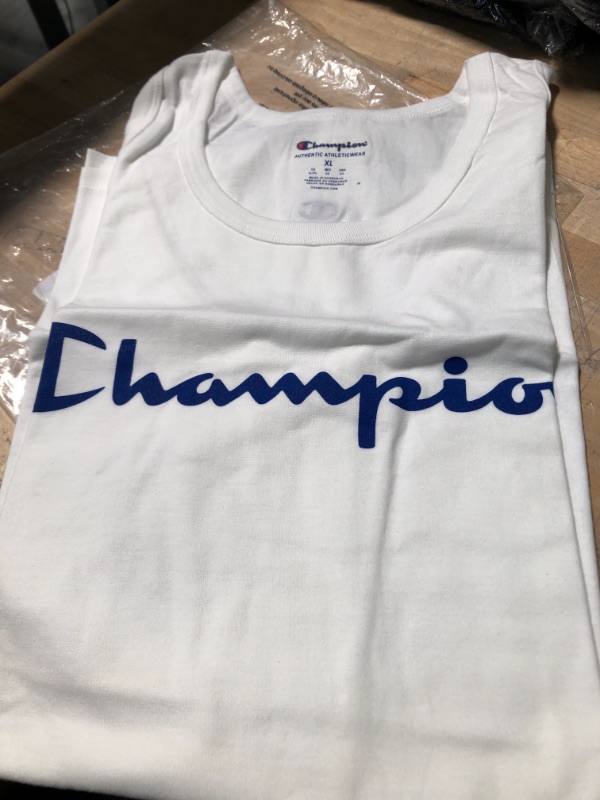 Photo 2 of Champion Men's Classic Jersey Tank, Screen Print Script
XL 