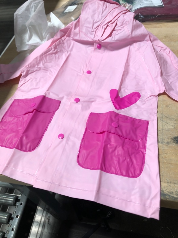 Photo 1 of 12-16 M  PRINCESS RAIN JACKET 51459-P PINK