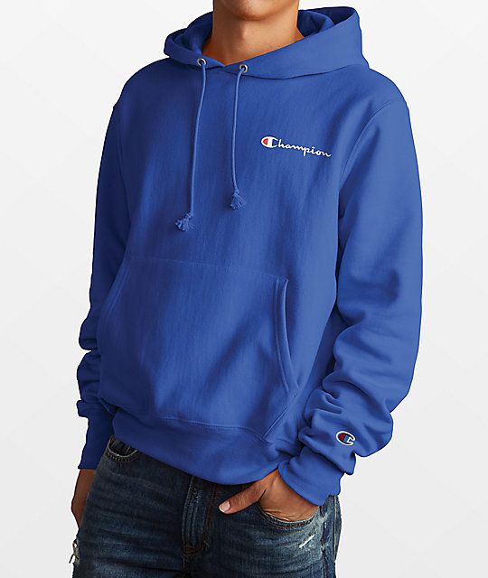 Photo 1 of CHAMPION  ROYAL  BLUE HOODIE- XXL 