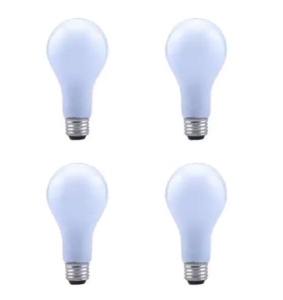 Photo 1 of 53-Watt A19 Halogen Light Bulb (4-Pack)
Two sets