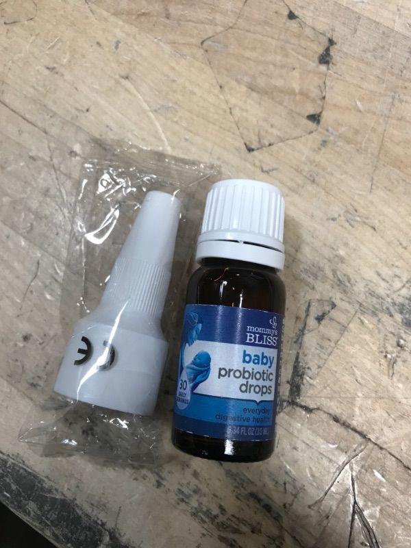 Photo 3 of EXP DATE  : 01/2024-Mommy's Bliss Baby Probiotic Drops Everyday - Gas, Constipation, Colic Symptom Relief - Newborns & Up - Natural, Flavorless, 0.34 Fl Oz
