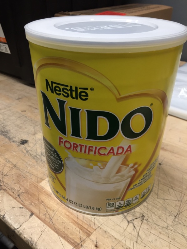 Photo 2 of **NONREFUNABLE**BEST BY:MAY 31, 2022**
 NIDO Fortificada Powdered Drink Mix - Dry Whole Milk Powder with Vitamins and Minerals - 56.4 Oz (3.52 LB) Canister
