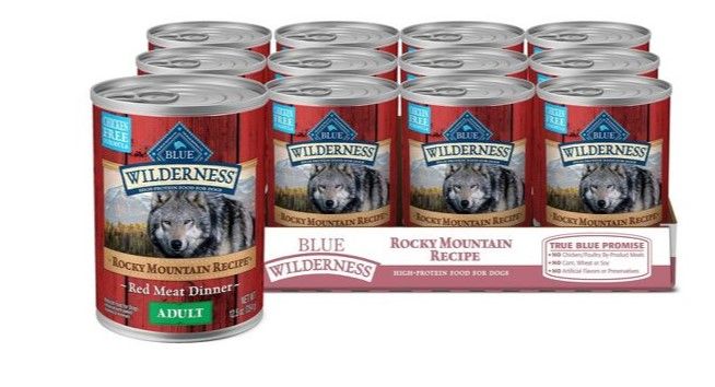 Photo 1 of 12ct Blue Buffalo Wilderness Grain Free Wet Dog Food Rocky Mountain Recipe Red Meat Beef Flavor Dinner - 12.5oz/12ct Pack
**best by: Sep 23rd, 2023**