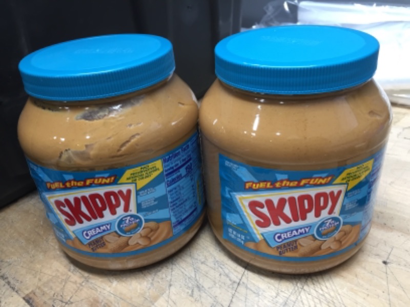 Photo 2 of **NONREFUNDABLE**BEST BY: MAY 22, 2022**
Skippy Creamy Peanut Butter, 64 Ounce
2 PACK