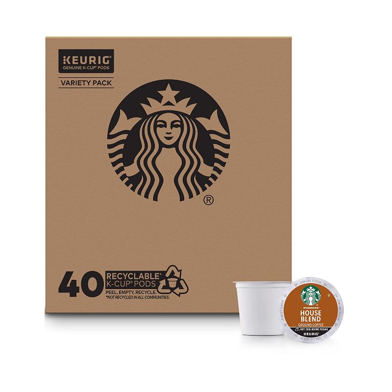 Photo 1 of **NONREFUNDABLE**BEST BY: APRIL 29,2022**
Starbucks Decaf K-Cup Coffee Pods, House Blend for Keurig Brewers, 1 box (40 pods)
