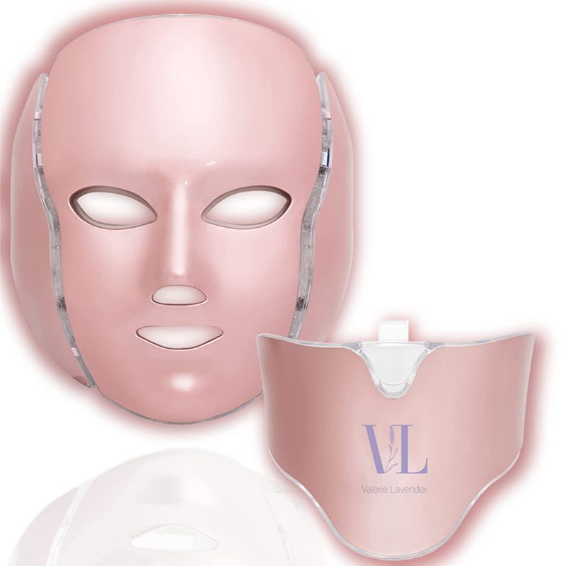 Photo 1 of LED Skin Care For Face - Valerie Lavender Face Light SPA - Red Light for Face and Neck - Professional Skin Rejuvenation Anti Aging - Blue Korean LED Skin Light for Face breakouts, Cracked Skin Relief

**POWERS ON!