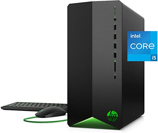 Photo 1 of HP Pavilion Gaming PC, NVIDIA GeForce GTX 1650, 11th Gen Intel Core i5-11400F Processor, 8 GB RAM, 512 GB SSD, Windows 11, Wi-Fi 5 & Bluetooth 4.2, 9 USB Ports, Pre-Built PC (TG01-2040, 2021)
