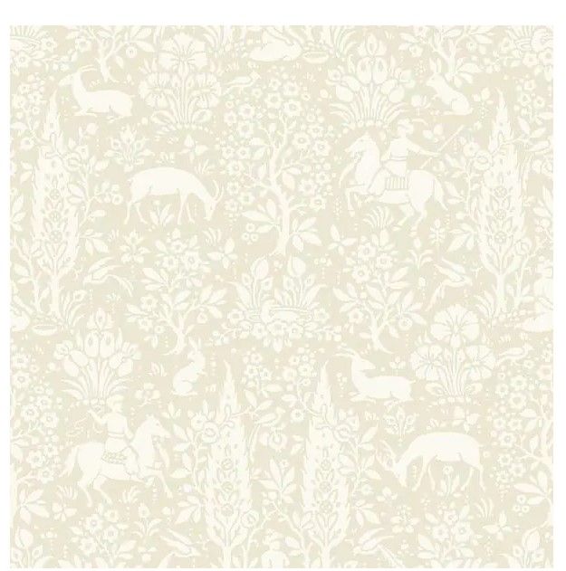 Photo 1 of 
Crown
Sherwood Cream Woodland Peelable Wallpaper (Covers 56.4 sq. ft.)