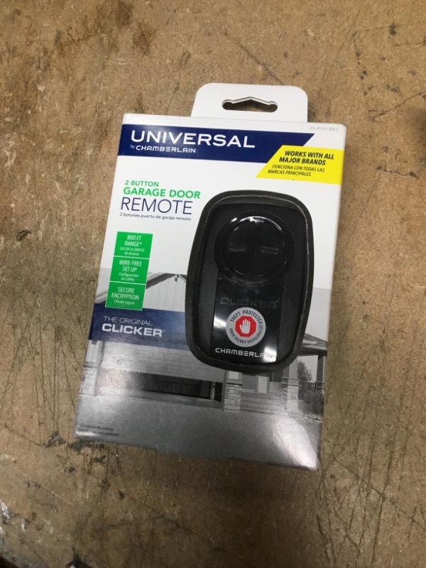 Photo 2 of 
Chamberlain
Universal Clicker Black Garage Door Remote Control