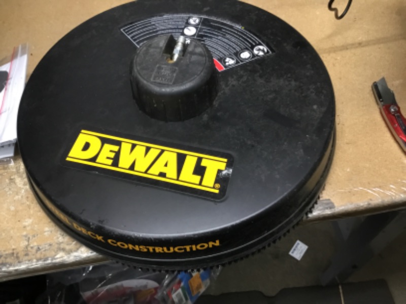 Photo 2 of 
DEWALT
18 in. Surface Cleaner for Gas Pressure Washers Rated up to 3700 PSI