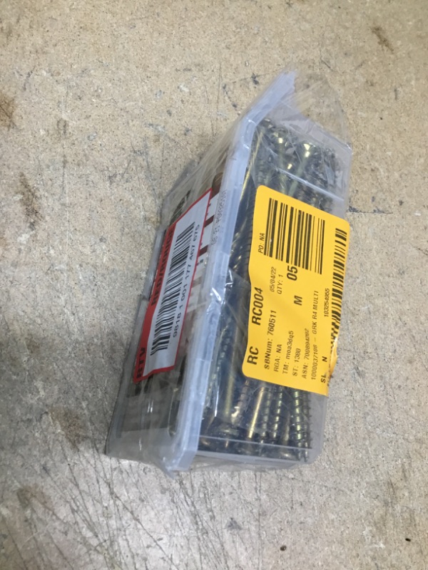 Photo 2 of 
GRK Fasteners
#12 x 5-5/8 in. R4 Multi-Purpose Star Drive Flat Head Screw (50 per Pack)
