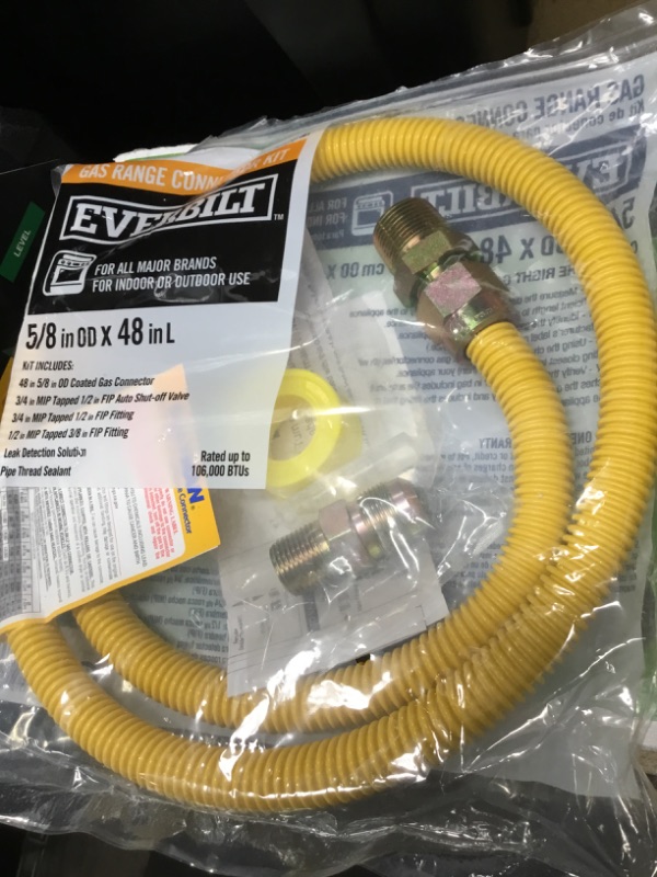 Photo 2 of 
Everbilt
4 ft. Gas Range Connector Kit