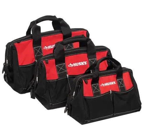 Photo 1 of 
Husky
18 in., 15 in. and 12 in. Tool Bag Combo