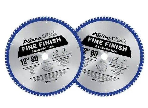 Photo 1 of 
Avanti Pro
12 in. x 80-Tooth Fine Finish Circular Saw Blade (2-Pack)