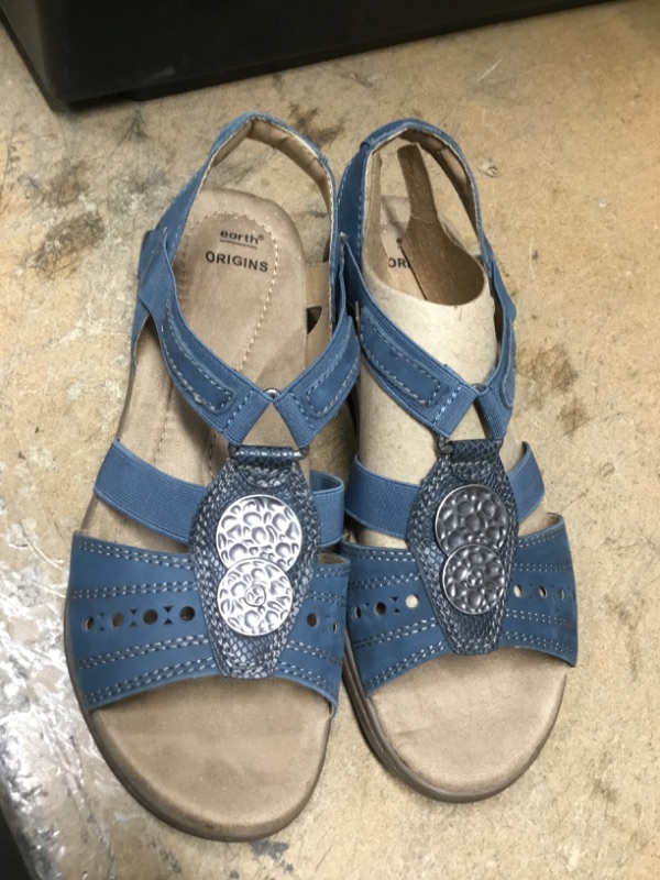 Photo 2 of Earth Origins Women's Stella Sasha Sandal BLUE - 8.5
