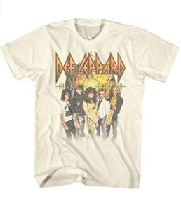 Photo 1 of Def Leppard 80s Heavy Metal Band Rock n Roll Whole Crew Adult T-Shirt Tee - XL
