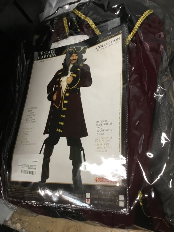 Photo 2 of Forum Designer Deluxe Pirate Captain Costume, Multi, Medium
