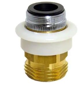 Photo 1 of 15/16 in. -27M or 55/64 in. -27F x 3/4 in. GHTM Dishwasher Snap Coupling Adapter
