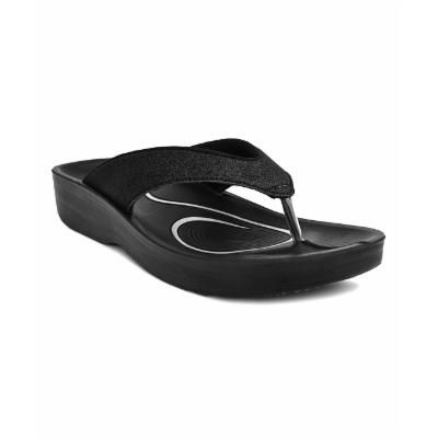 Photo 1 of Aerothotic by Aerosoft Women's Sandals Black - Black Crystal Mist Leather Sandal - Women 8 
