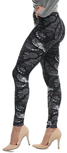 Photo 1 of LMB Lush Moda Extra Soft Leggings for Women with Print Designs for Lounging Running Fitness Yoga and SleepweaR -REGULAR SIZE