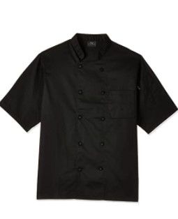 Photo 1 of Chef Code Men's Short Sleeve Unisex Classic Chef Coat - XL 
