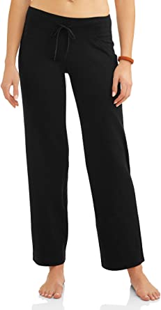 Photo 1 of Athletic Works Women's Relaxed Fit Dri-More Core Cotton Blend Yoga Pants Available in Regular and Petite 4X
