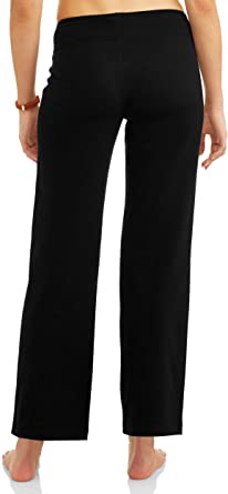 Photo 2 of Athletic Works Women's Relaxed Fit Dri-More Core Cotton Blend Yoga Pants Available in Regular and Petite 4X
