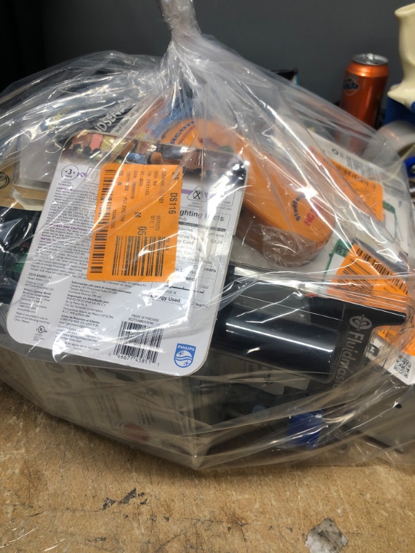 Photo 1 of **NON-REFUNDABLE** Assorted Home Depot Home Improvement, Electrical, Gardening, Plumbing and tool  Items. Loose/Broken Packaging.
