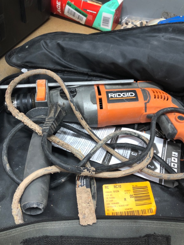 Photo 2 of ***PARTS ONLY*** 
RIDGID
8.5 Amp Corded 1/2 in. Heavy-Duty Hammer Drill