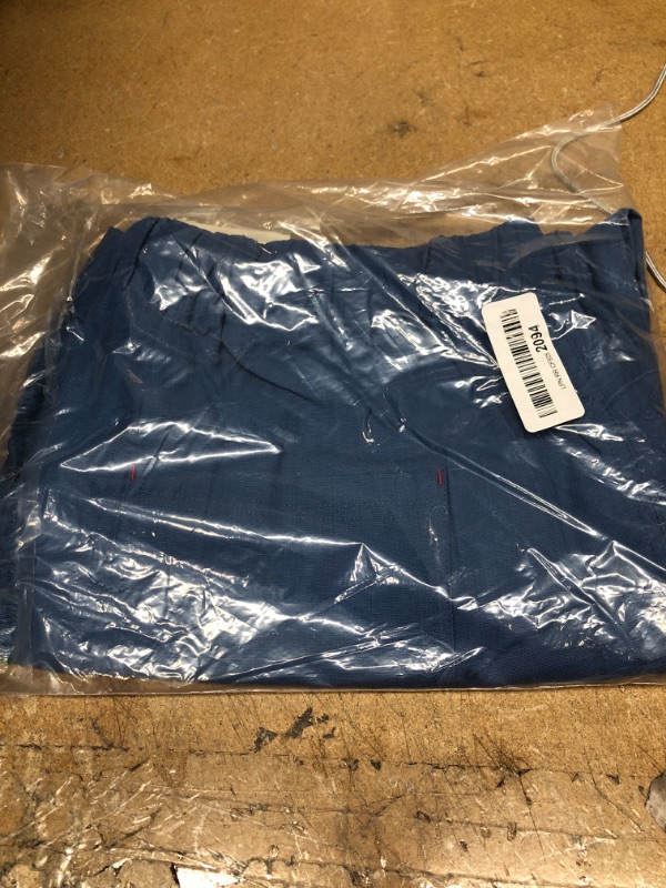 Photo 1 of Amazon Essentials Men's Linen Casual Classic Fit Short Denim Blue XL
