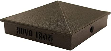 Photo 1 of 2 Aluminium pyramid post caps black nuvo iron