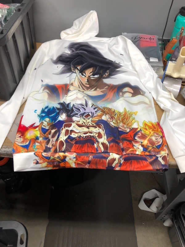 Photo 2 of Amlgbed man dragon ball z 3d print long sleeve sweater white
SIZE:2XL