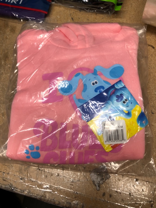 Photo 2 of Blue's Clues Baby & Toddler Girl Fleece Pullover Hoodie Sweatshirt & Leggings, 2pc Outfit Set (12M-4T)
