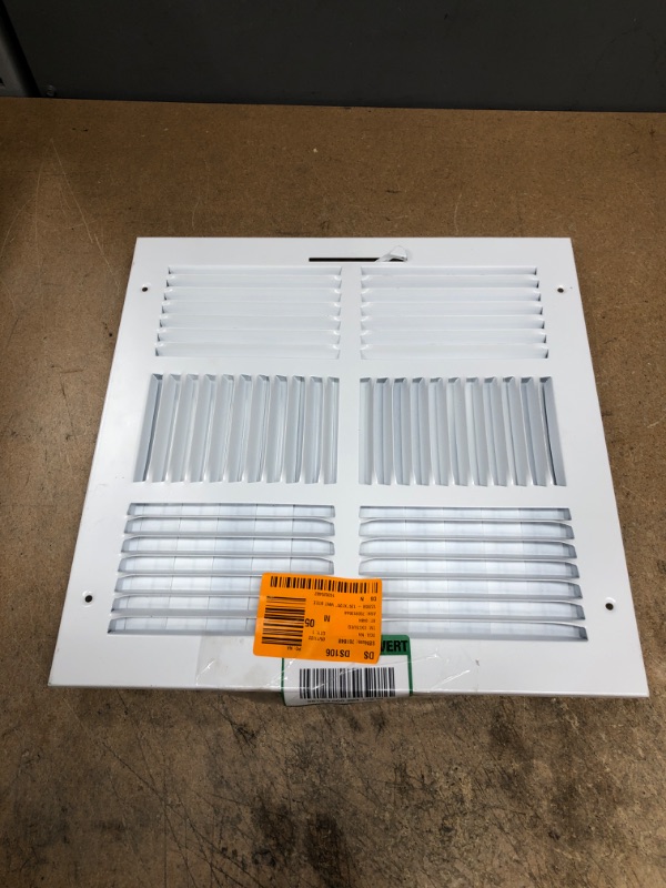 Photo 1 of 14" x 14" Size 4-Way Register Kit Wall & Cooling Grille