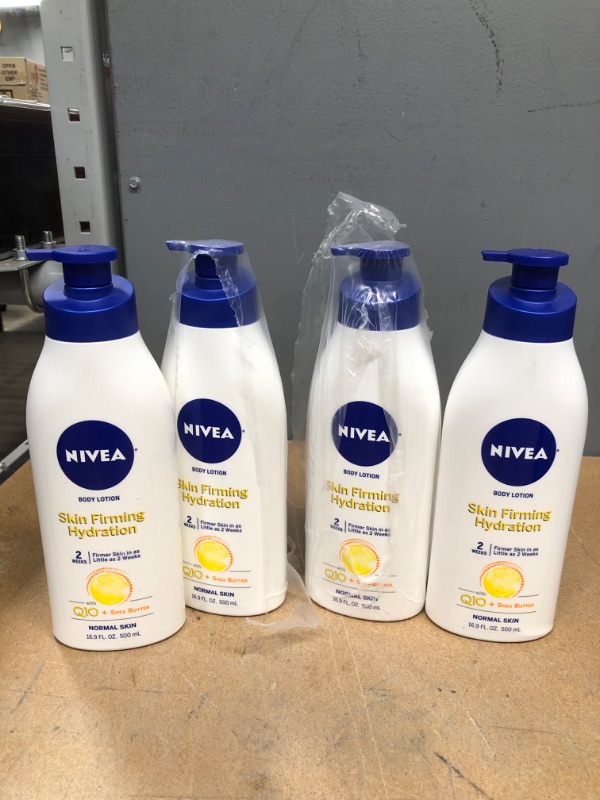 Photo 2 of 4 Packs of NIVEA Skin Firming Hydration Body Lotion - 16.9oz