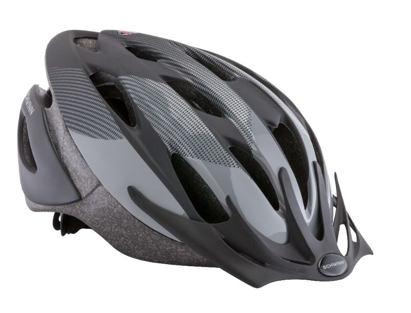 Photo 1 of Schwinn Lighted Thrasher Adult Bicycle Helmet, Ages 14+, Grey
