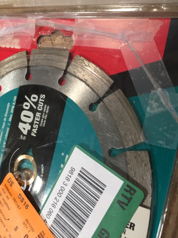 Photo 3 of Makita 7 in. Segmented Rim Diamond Blade for General Purpose