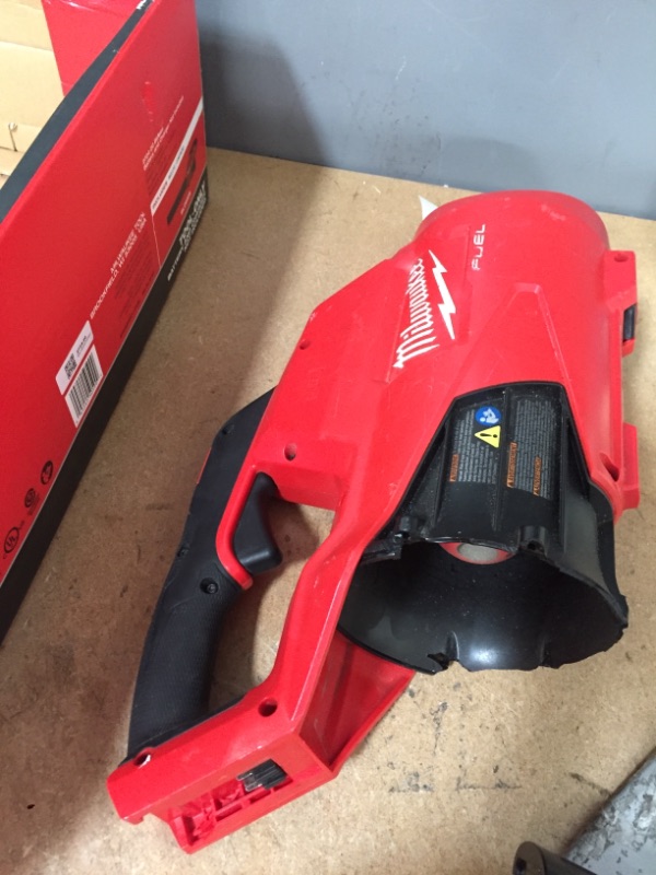 Photo 4 of DAMAGED, INCOMPLETE,  Milwaukee M18 Fuel Cordless Blower 18V Lithium-Ion, Model 2724-20
