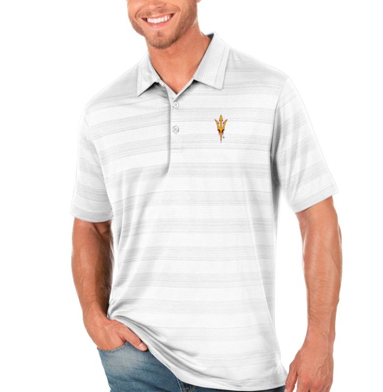 Photo 1 of Arizona State Sun Devils Antigua Compass Polo - White, size L
