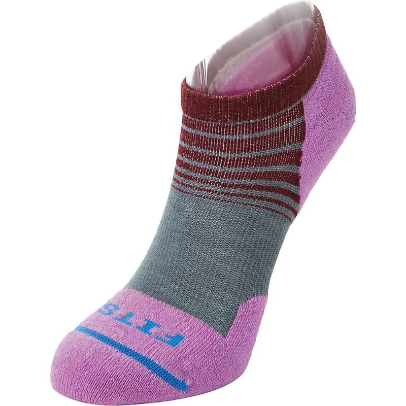 Photo 1 of Fits Women's Light Runner Low Tri Stripe Sock - US Medium