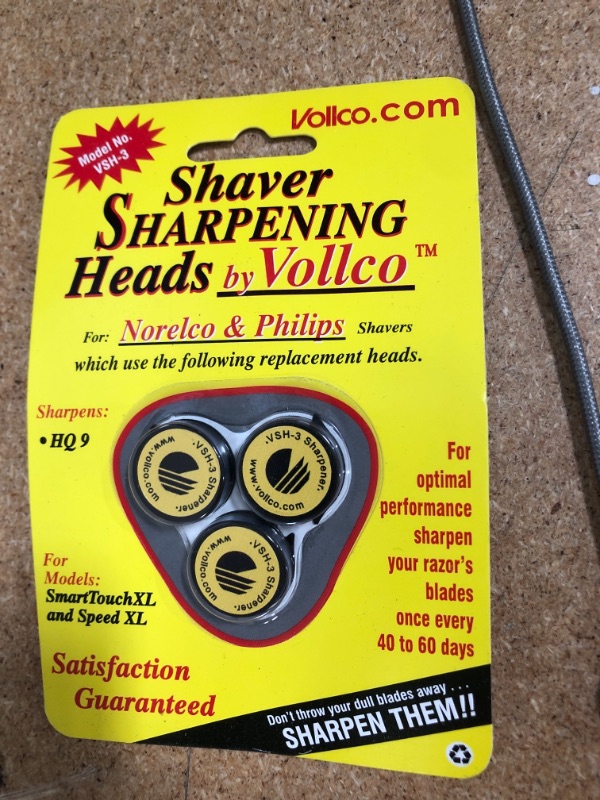 Photo 2 of Vollco VSH-3 Cutter Sharpener Compatible with Philips/Norelco Shavers Using HQ-9 Replacement Heads
