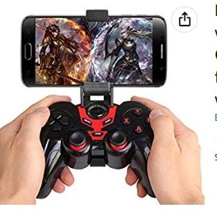 Photo 1 of MOSTOP Wireless Controller with Clip Android Game Controller Wireless Gamepad for Android Phone/PC/Tablet with Clip & Bag