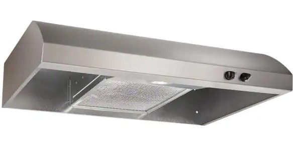 Photo 1 of Broan-NuTone
AR1 Series 30 in. 270 Max Blower CFM 4-Way Convertible Under-Cabinet Range Hood with Light in Stainless Steel