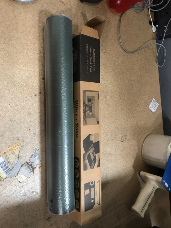 Photo 1 of Multifunctional office desk pad 5''x 15.7'' Green/Silver  