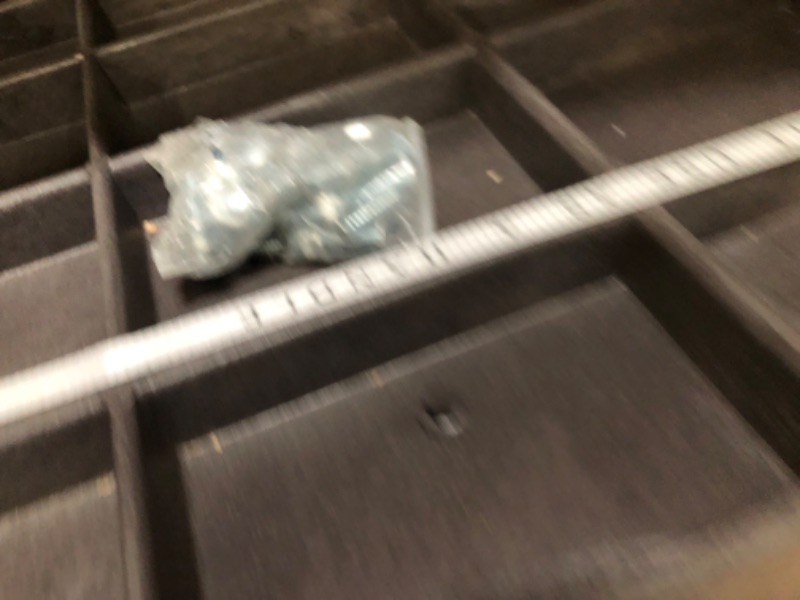 Photo 2 of ***PARTS ONLY***  Deep Well Utility Cart, Plastic, 2 Shelves, 500 lb. Capacity, Gray